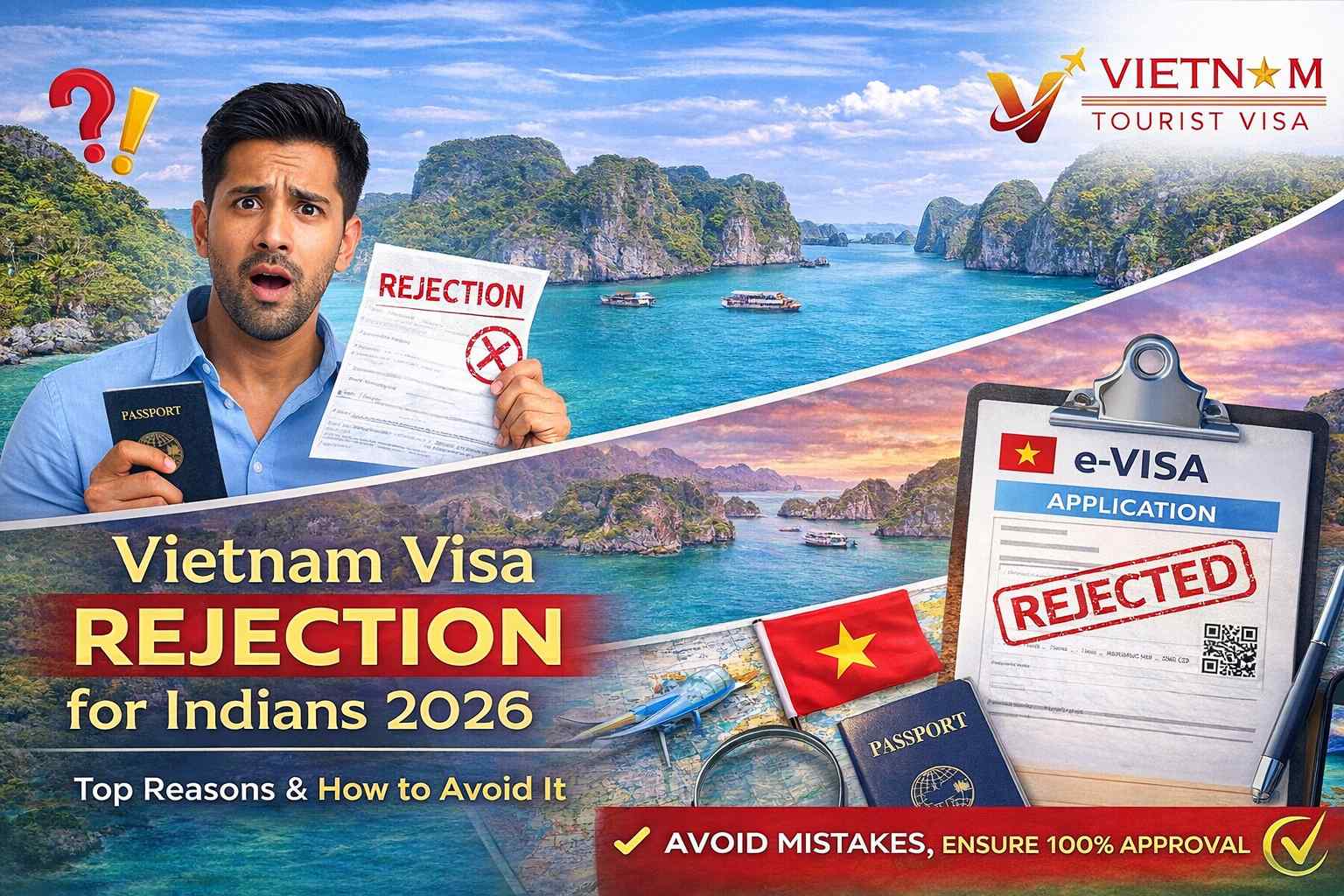 Vietnam Visa Rejection for Indians – Top 7 Hidden Reasons & How to Avoid Them (2026 Guide)